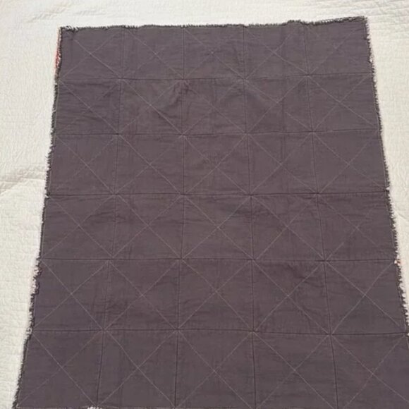 NWOT Handmade woodland themed flannel baby rag quilt - Picture 4 of 6